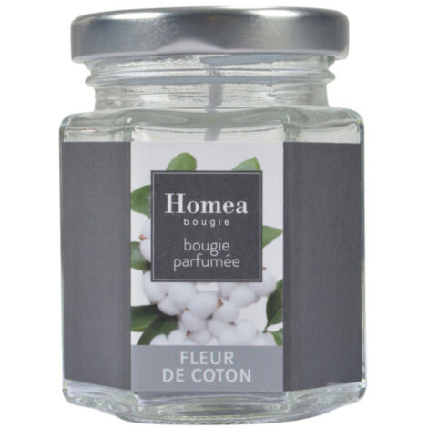 Bougie Verrine Parfumée "Essentiel II" 7cm Fleur de Coton (1/3)