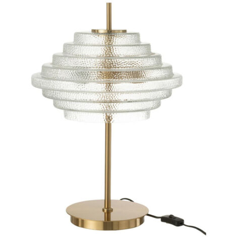 Lampe à Poser Design "Merla" 54cm Transparent (1/3)