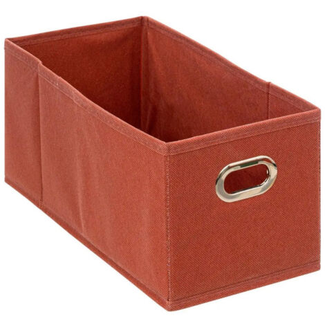 Boîte de Rangement Pliable "Nell" 15x31cm Terracotta (1/2)