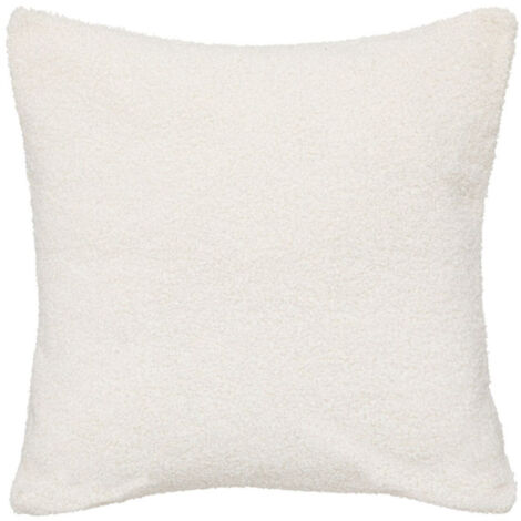 Coussin Bouclette "Jaiko" 40x40cm Ivoire (1/2)