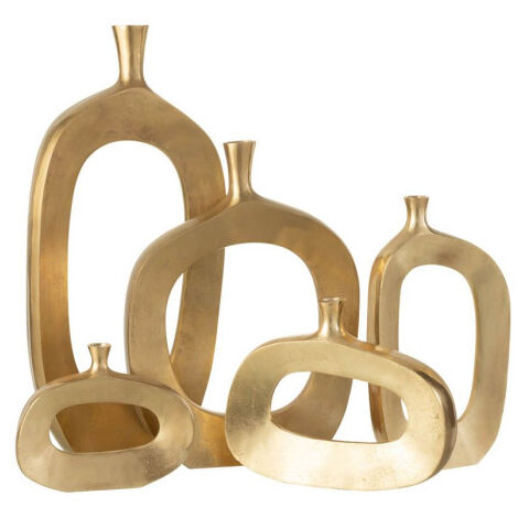 Vase Déco Design Millard 21cm Or