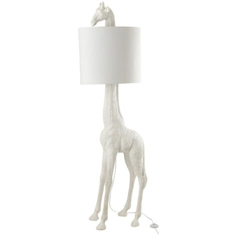 Lampadaire Design Girafe "Kurtis" 179cm Blanc (1/3)