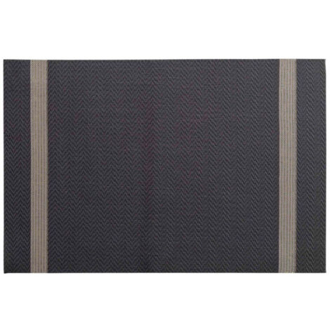 Set de Table Imprimé "Goldira" 30x45cm Noir & Or (1/3)