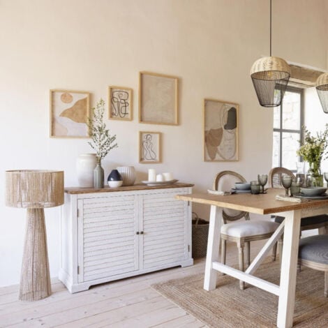Lampadaire Déco "Adria" 97cm Beige