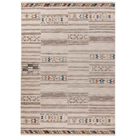 Tapis Tissé Imprimé Ethnique "Jaka" Multicolore 80 x 150 cm (1/5)