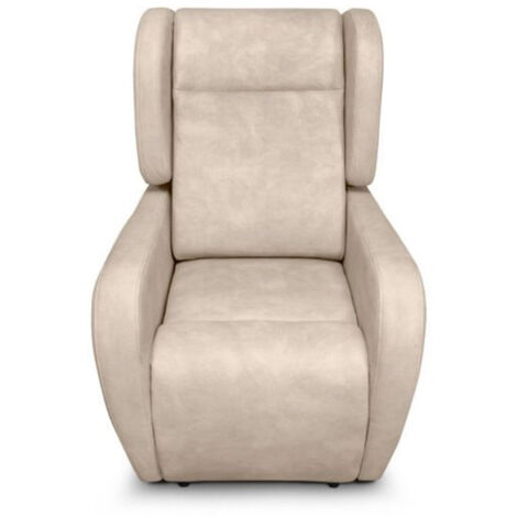 Fauteuil de Relaxation Électrique "Adeo" 113cm Naturel (1/5)