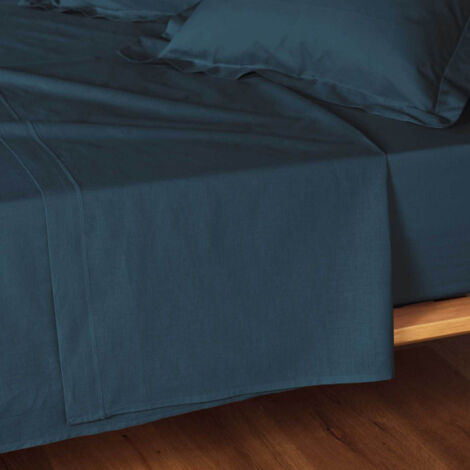 Drap Plat "Lina" 180x290cm Bleu (1/5)