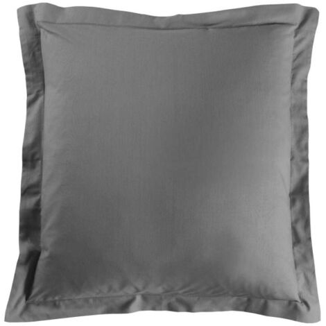 Taie d'Oreiller "Lina" 63x63cm Anthracite (1/5)