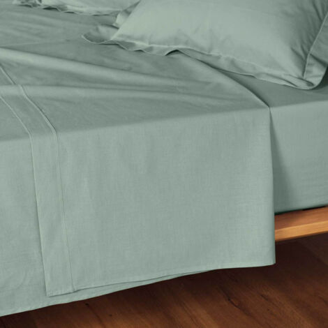 Drap Plat "Lina" 180x290cm Sauge (1/5)