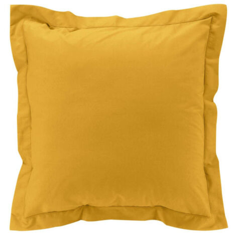 Taie d'Oreiller "Percaline" 63x63cm Curry (1/5)