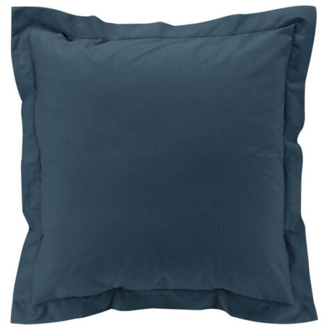 Taie d'Oreiller "Percaline" 63x63cm Bleu Nuit (1/5)