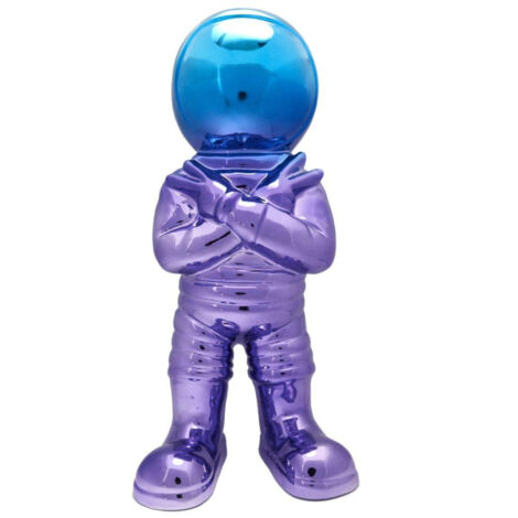 Statuette Astronaute "Electroplate" 33cm Multicolore (1/5)