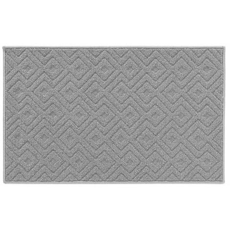 Tapis Multi-Usage Tissé "Losi" 50x80cm Gris (1/4)