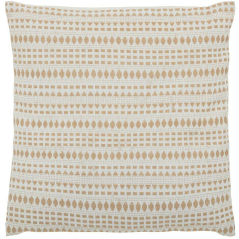 Coussin Jacquard "Micah" 38x38cm Lin (1/3)