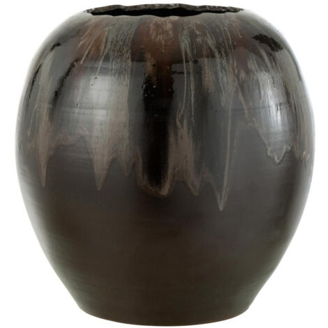 Cache-Pot en Céramique "Jaisalmer" 50cm Marron