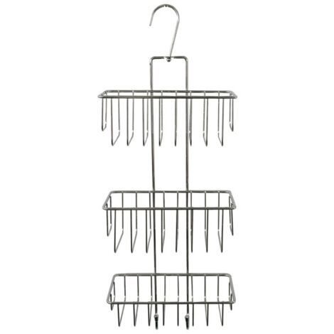 Serviteur de Douche 3 Niveaux "Filaire Basic" 59cm Chrome (1/3)