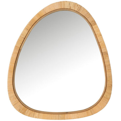 Miroir Mural Design "Dusty" 66cm Naturel (1/2)