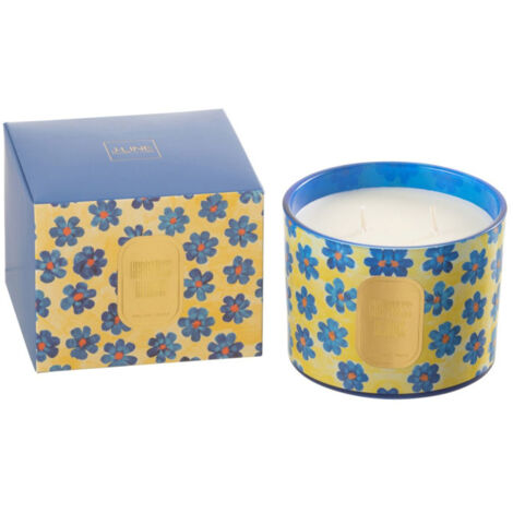 Bougie Parfumée "Happiness Blooms" 10cm White Musk Violet (1/3)
