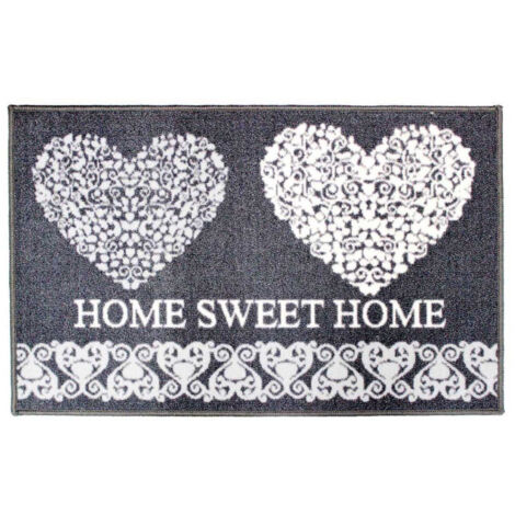 Tapis Déco Multi-Usage "Mathilda" 50x80cm Gris (1/4)