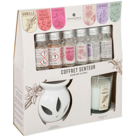 Coffret Senteur 8 Pièces "Bien-être" 20cm Jasmin