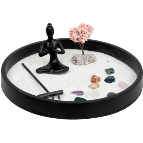 Jardin Zen Déco "Isana" 23cm Noir (1/2)