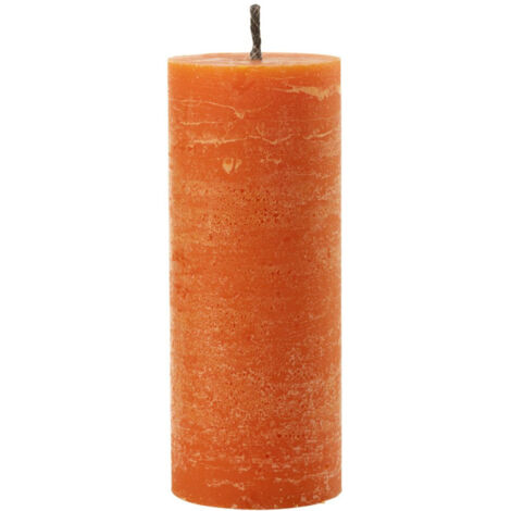Bougie Pilier Extérieur "Odessa" 25cm Orange (1/4)