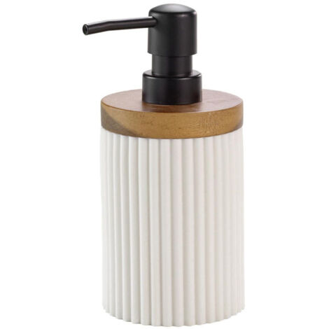 Distributeur de Savon "Niagara" 17cm Blanc (1/3)