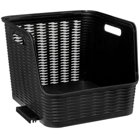 IDesign Panier En Métal Avec Poignées En Bois Pour L'organisation De La Cuisine Rangement Pour Collations Epices Fruits Et Legumes Ides2024