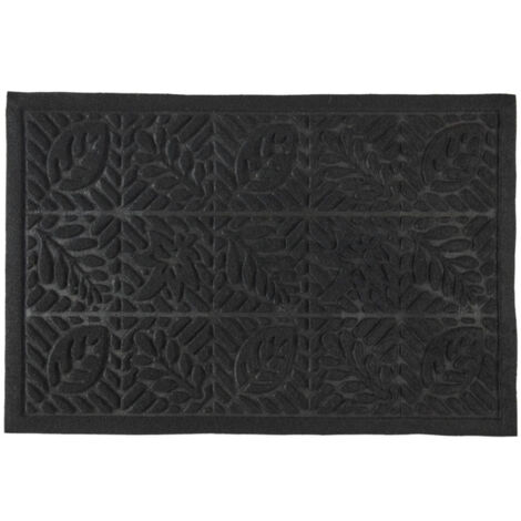 Paillasson Embosse "Antidérapant" 40x60cm Noir (1/3)