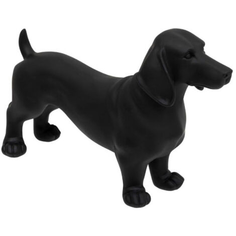Statuette en Résine Chien "Basset" 40cm Noir (1/2)