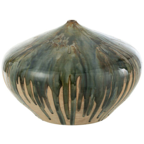 Vase en Céramique "Peinture" 36cm Vert (1/2)
