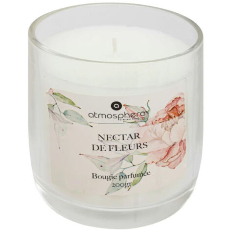 Bougie Parfumée "Oudy" 200g Nectar de Fleurs (1/2)