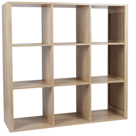 Étagère Modulable 9 Cases "Klaus" 102cm Marron