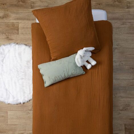 Parure de Lit 2 Pièces Milo 140x200 Marron