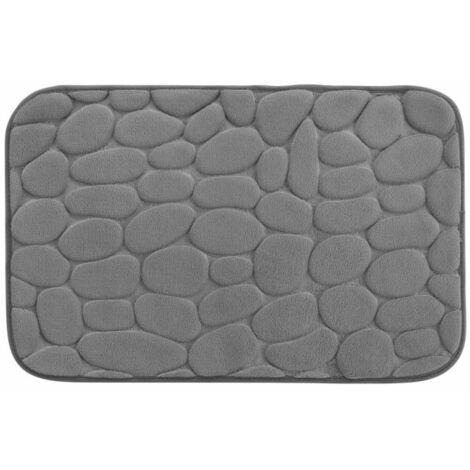 Tapis de Bain "Ricochet" 50x80cm Anthracite (1/3)
