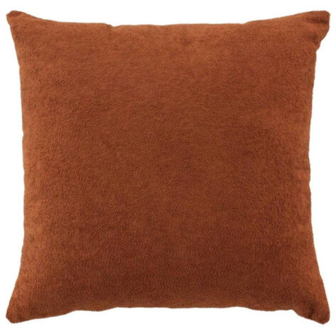 Coussin Déco Bouclette "Tessa" 45x45cm Camel (1/5)