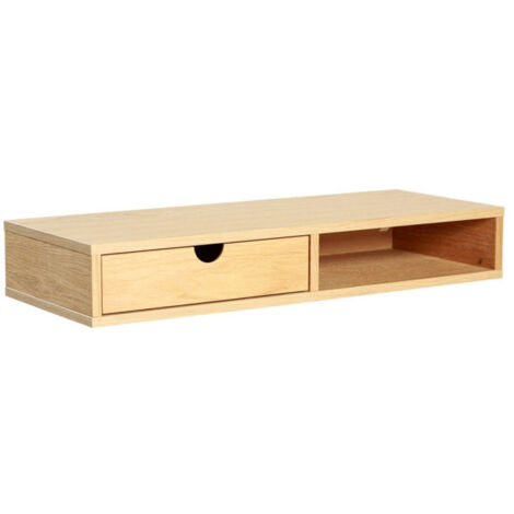 Table d'Appoint Murale "Farsta" 78cm Naturel (1/5)