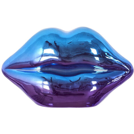 Décoration à Poser Bouche "Electroplate" 19cm Multicolore (1/5)