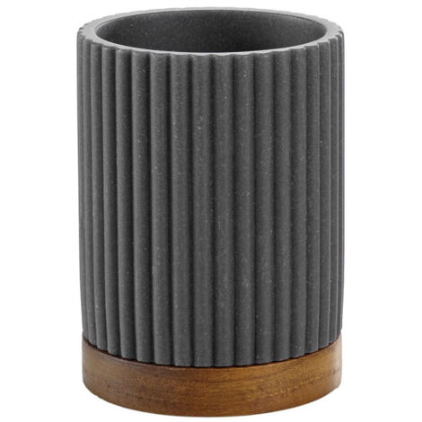 Gobelet Brosse à Dents "Niagara" 10cm Anthracite (1/3)