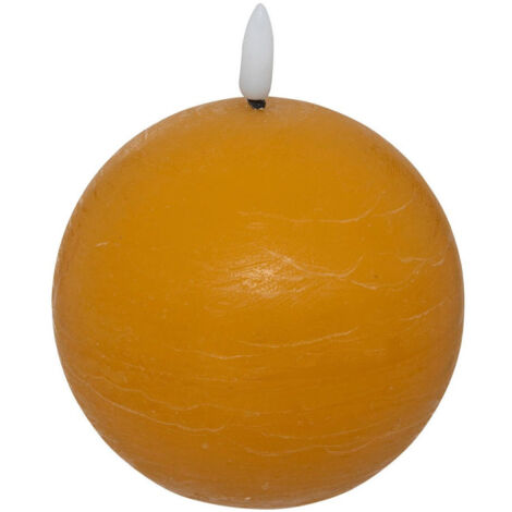 Bougie Boule à LED "Molia" 10cm Jaune (1/2)