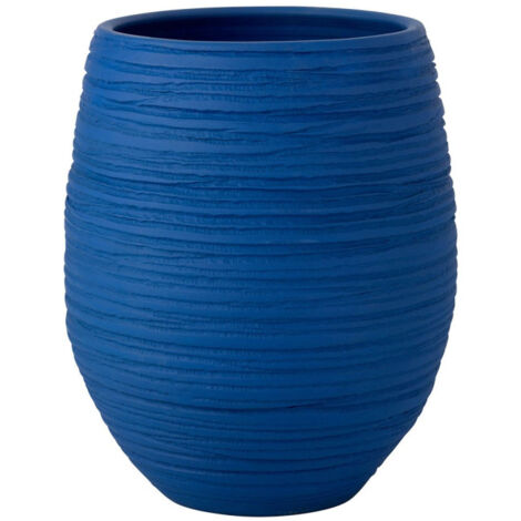 Cache-Pot en Céramique "Fiesta" 60cm Bleu
