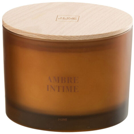 Bougie Parfumée "Accords Essentiels" 10cm Ambre Intime (1/5)