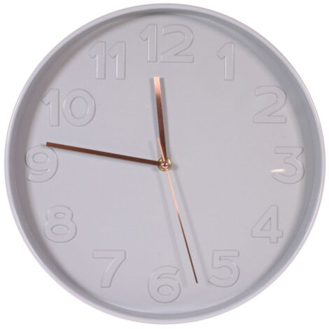 Horloge Murale "Classique" 30cm Gris (1/2)