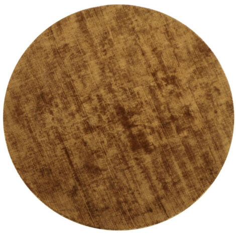 Tapis Déco Rond "Fabian" 150cm Marron (1/3)
