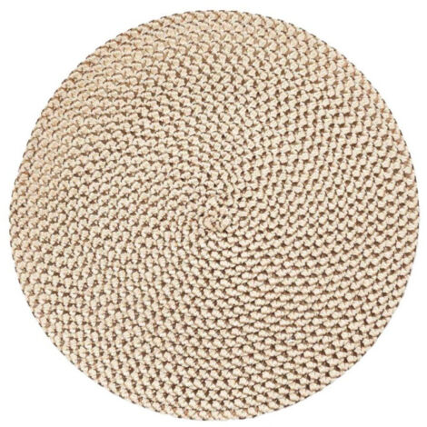 SET DE TABLE RENATA BLANC EN JUTE IMRIMÉ D38cm