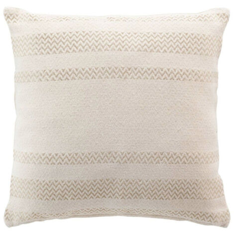 Coussin Déco "Doreline" 40x40cm Beige (1/5)