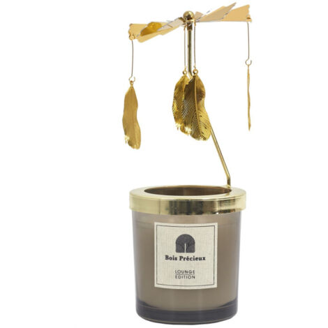 Bougie Parfumée "Carrousel" 8cm Bois & Gingembre (1/5)