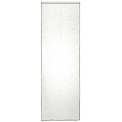 Atmosphera – Lot de 2 rideaux voilage 60x160cm blanc – Polyester léger – Apporte luminosité et intimité à votre intérieur (1/2)