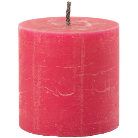 Bougie Pilier Extérieur "Odessa" 21cm Rose (1/3)