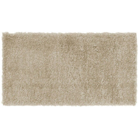 Tapis Shaggy Uni "Tango" 60x110cm Taupe (1/5)